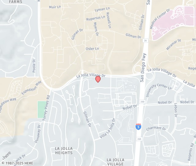 Location Map: 8950 Villa La Jolla Drive La Jolla, CA 92037